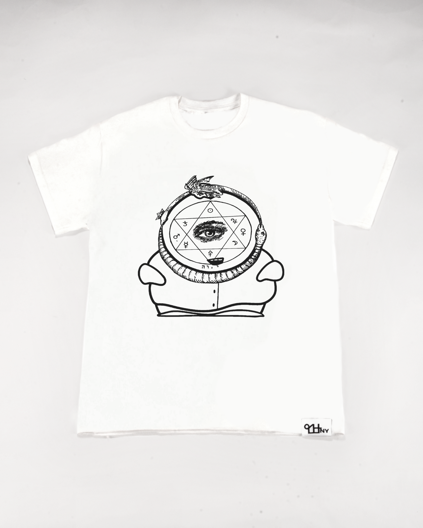 Ouroboros Tee (white)