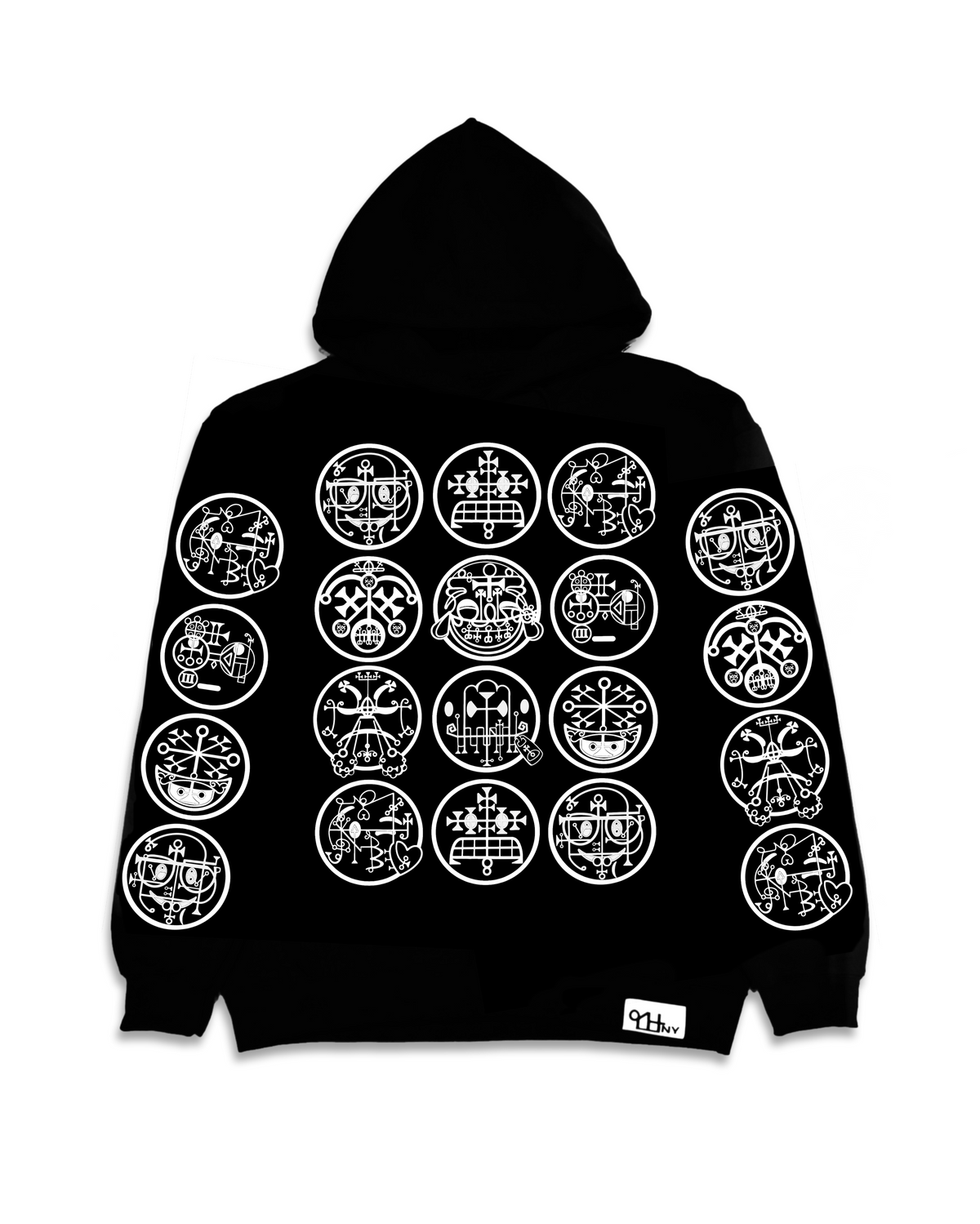 Emogil Stack Hoodie (Black)