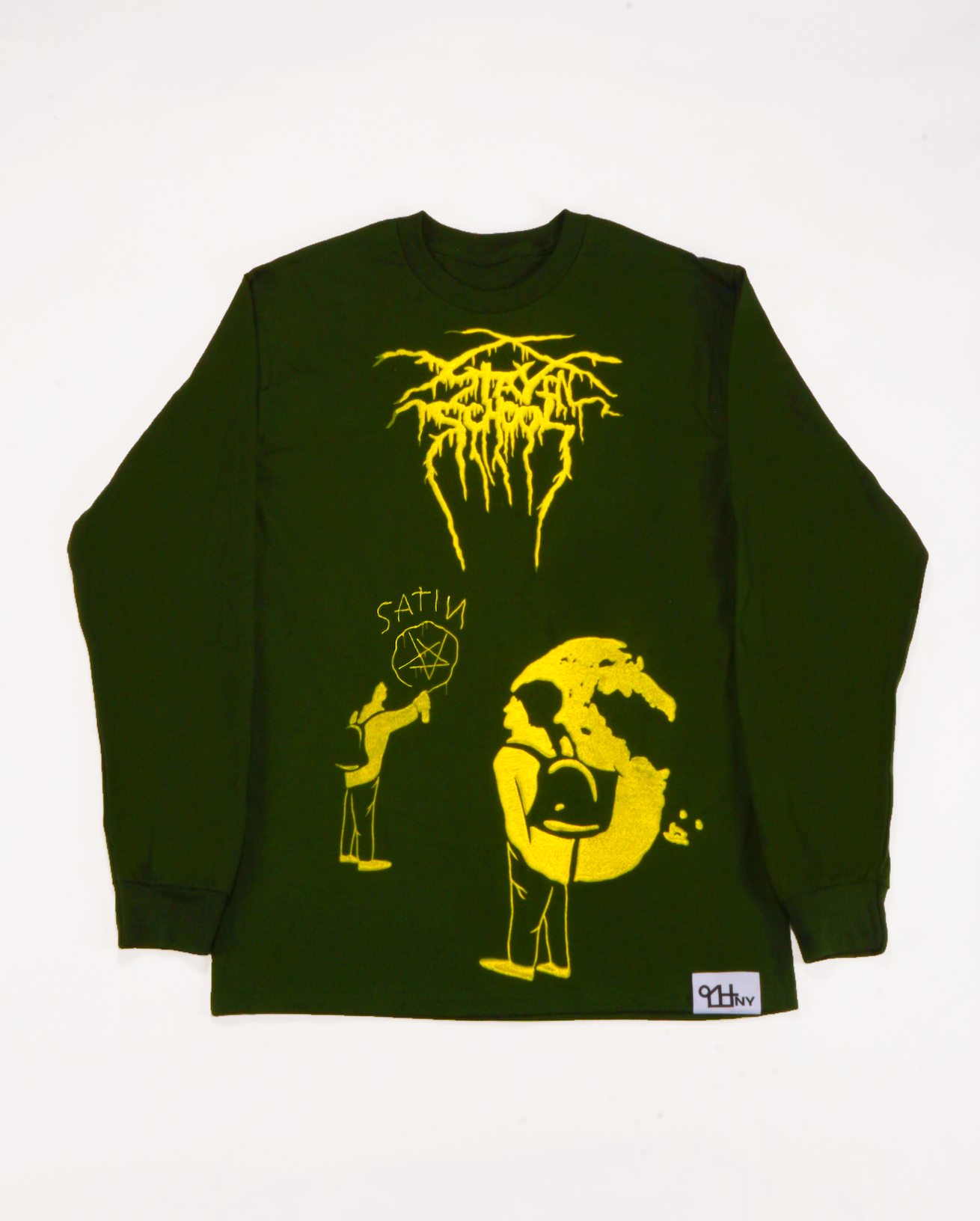 Stay In School LongSleeve : Forest Green