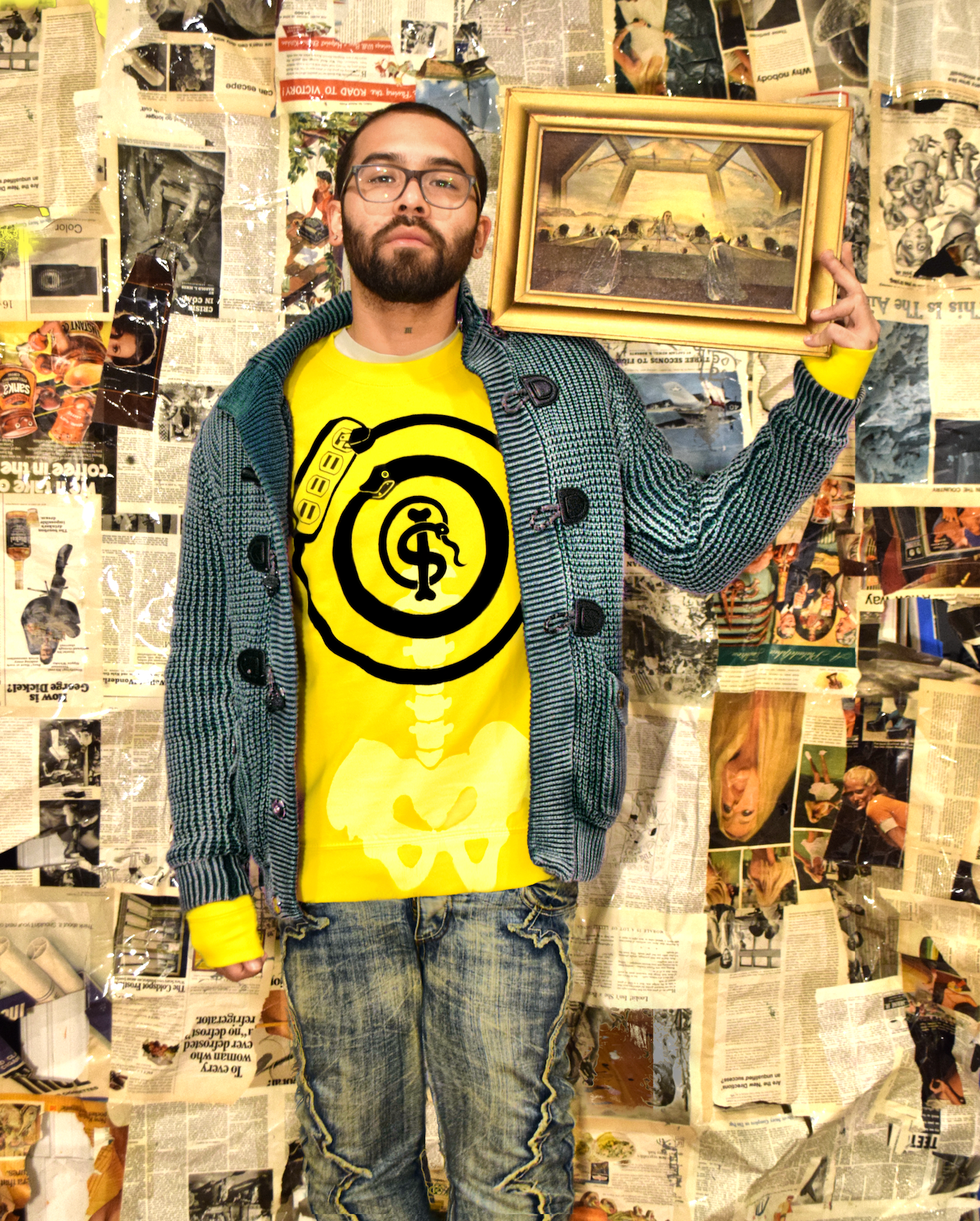 Ouroboros Crewneck : Canary Yellow
