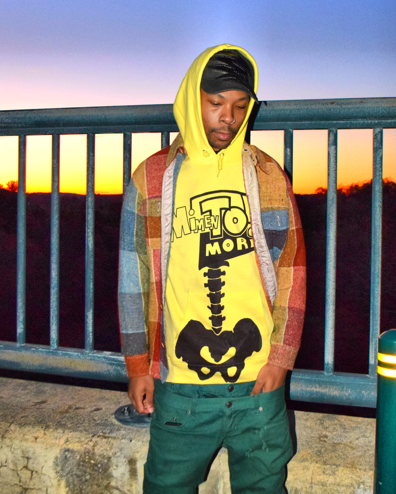 Mimento Mori Hoodie : Yellow
