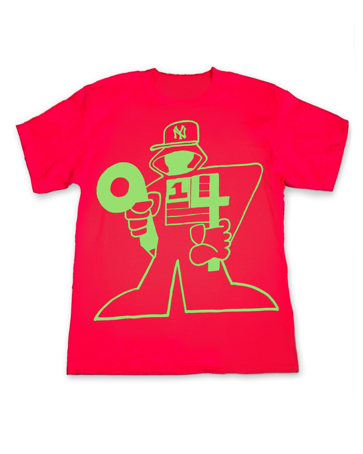 9/14 Day Special Edition Shirt (Light Green on Hot Pink)