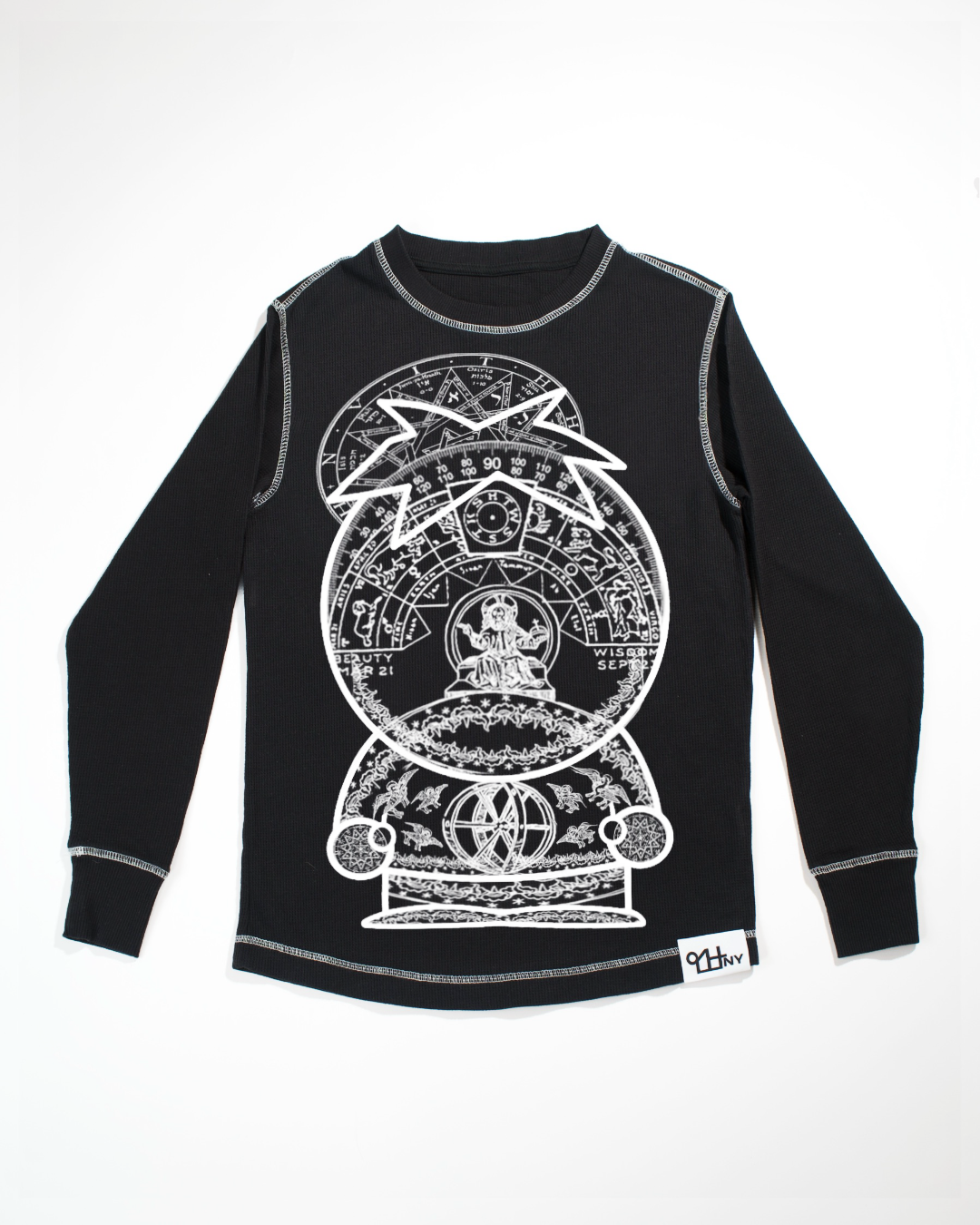 Messiah Waffle Thermal L/S (Black)
