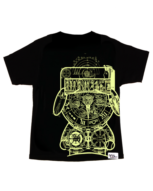 Kyle Shirt (Frozen yellow on black)