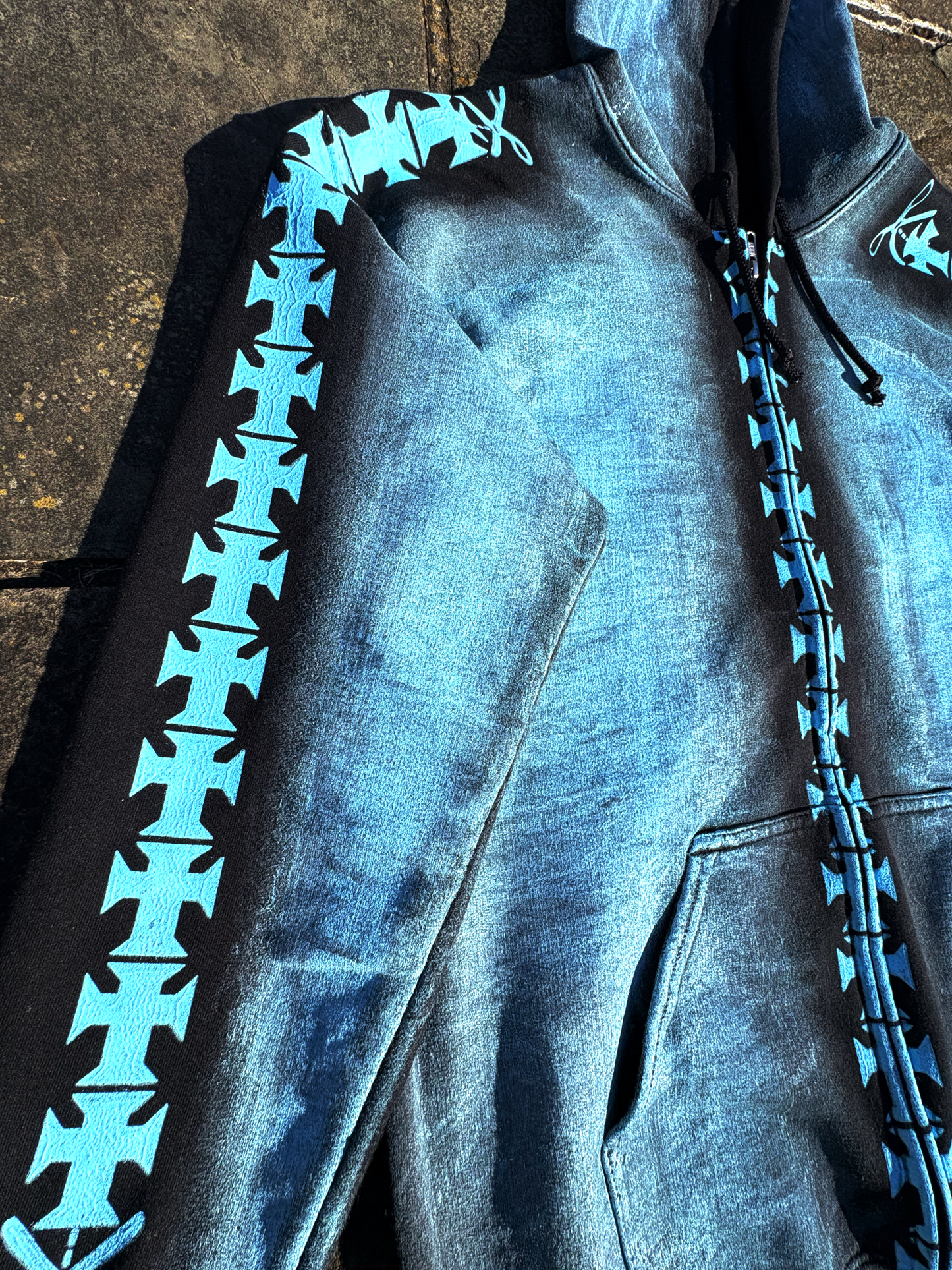 Hand Painted Formula Hooded Jacket