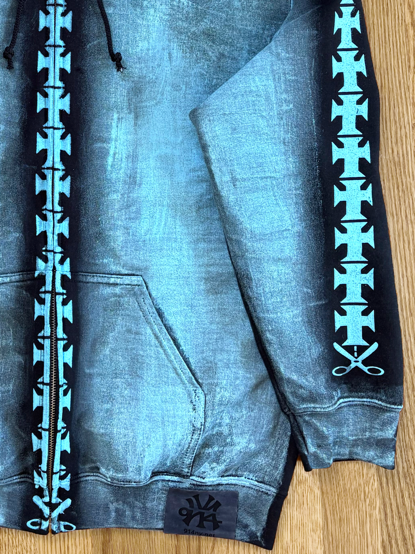 Hand Painted Formula Hooded Jacket