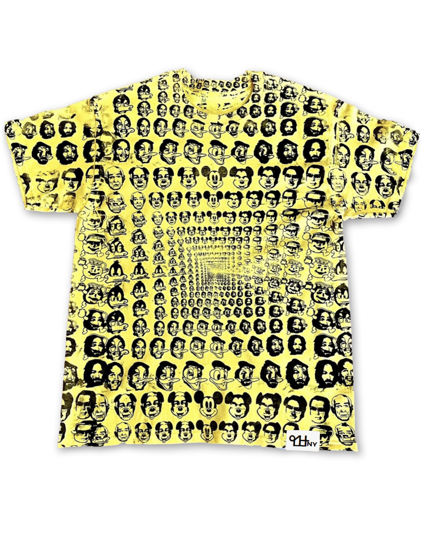 Vortex Front Print Shirt (yellow)