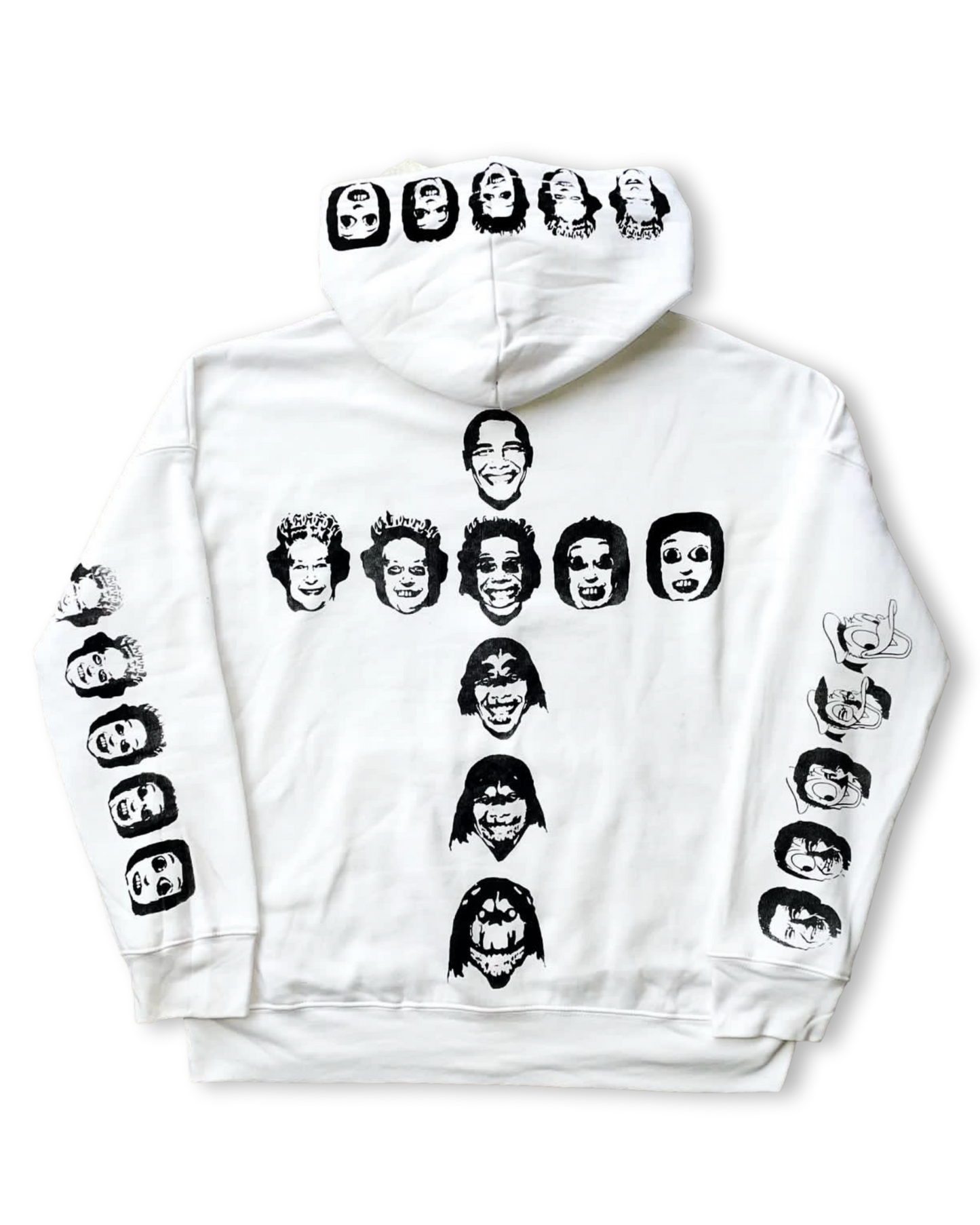 Facial Transition zip up (white)