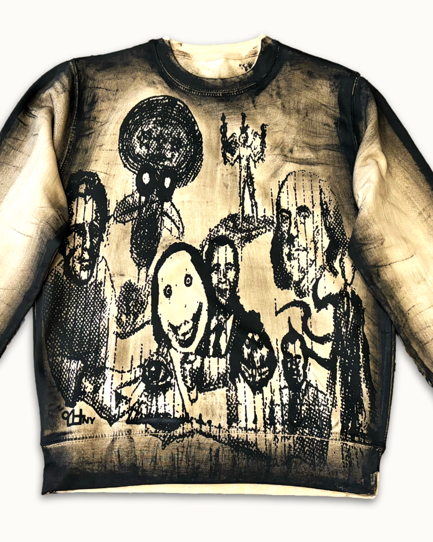 1of1 Painted Séance Crewneck Size M+L