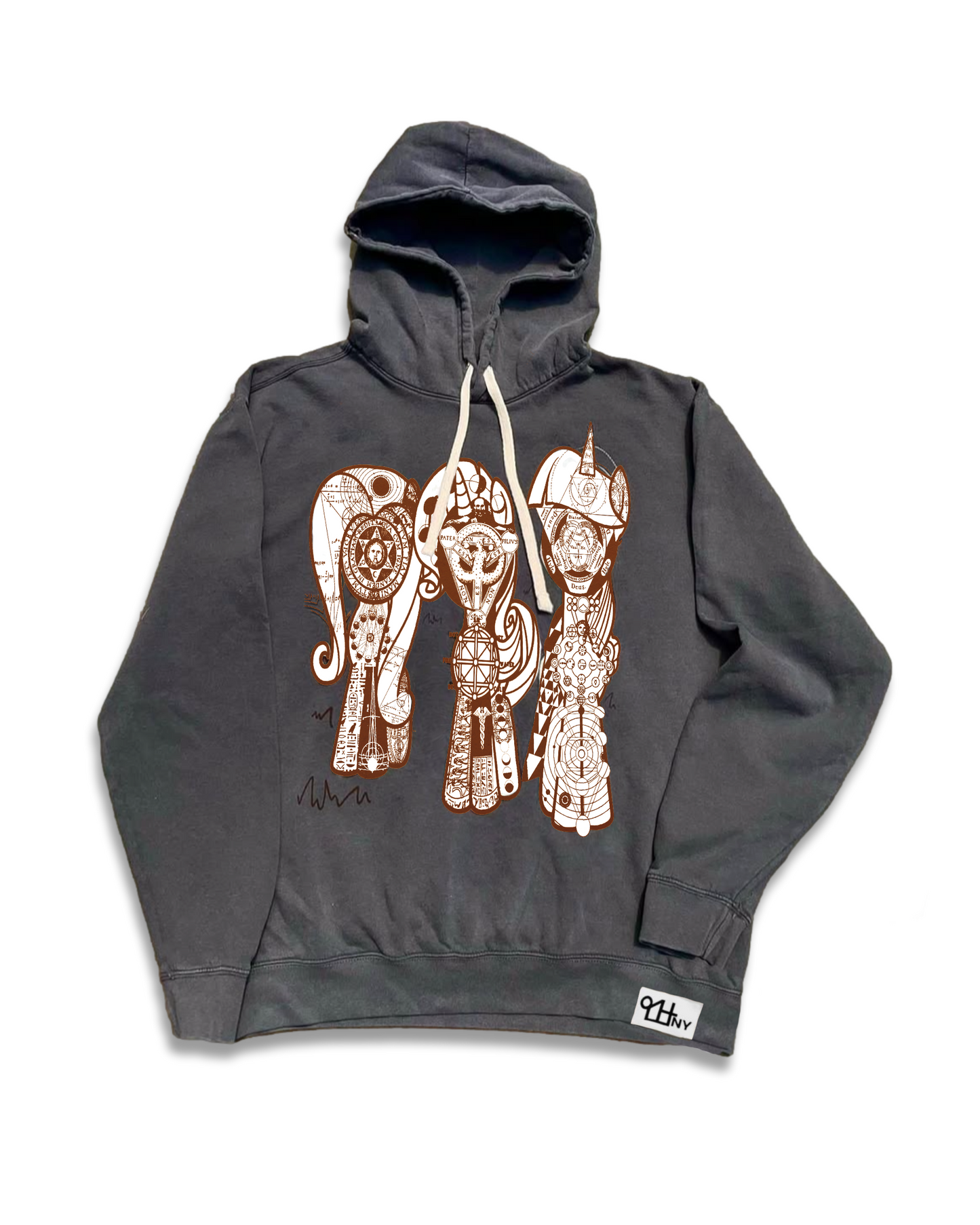 Horses Hoodie (Pepper Grey)