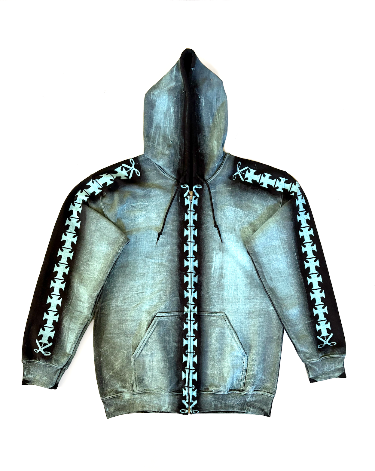 Hand Painted Formula Hooded Jacket