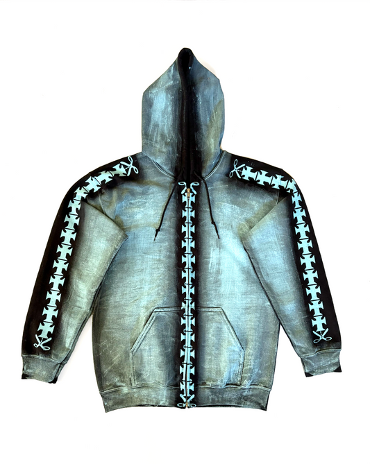 Hand Painted Formula Hooded Jacket