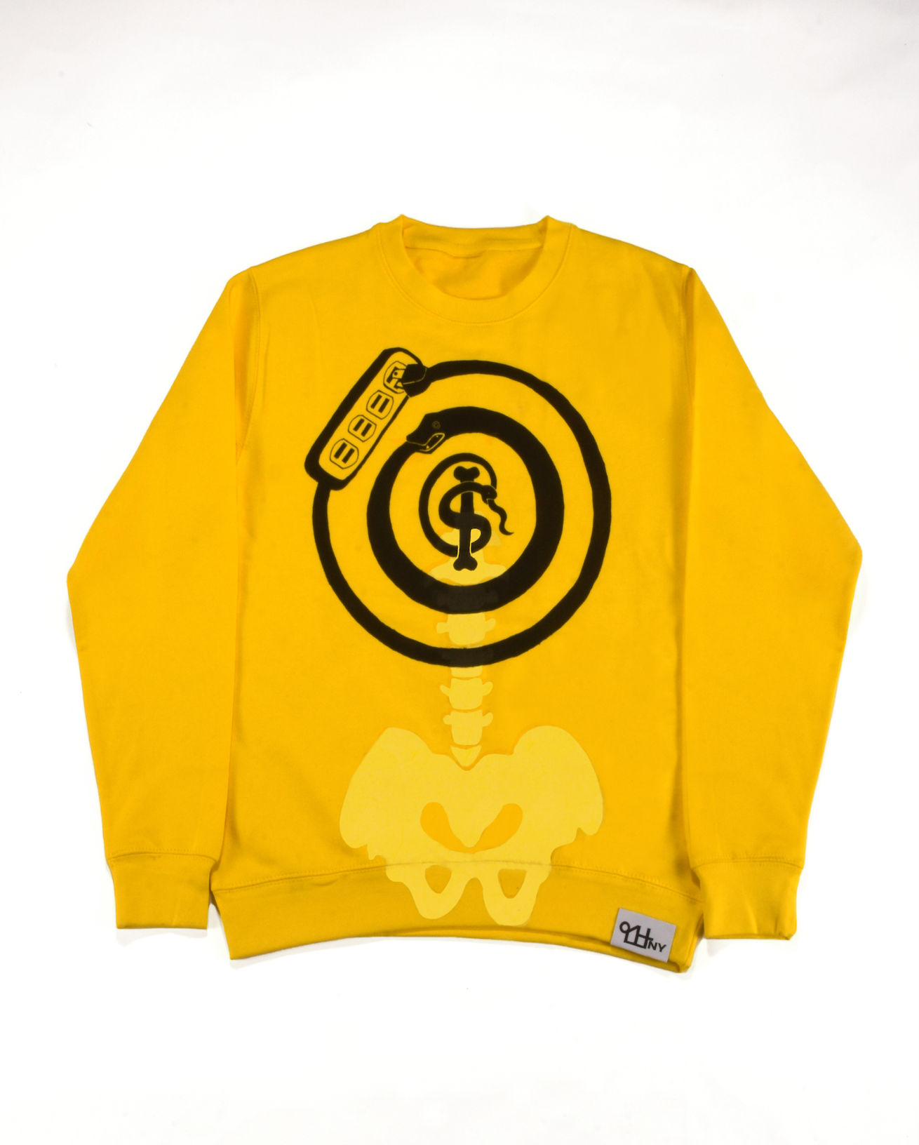 Ouroboros Crewneck : Canary Yellow