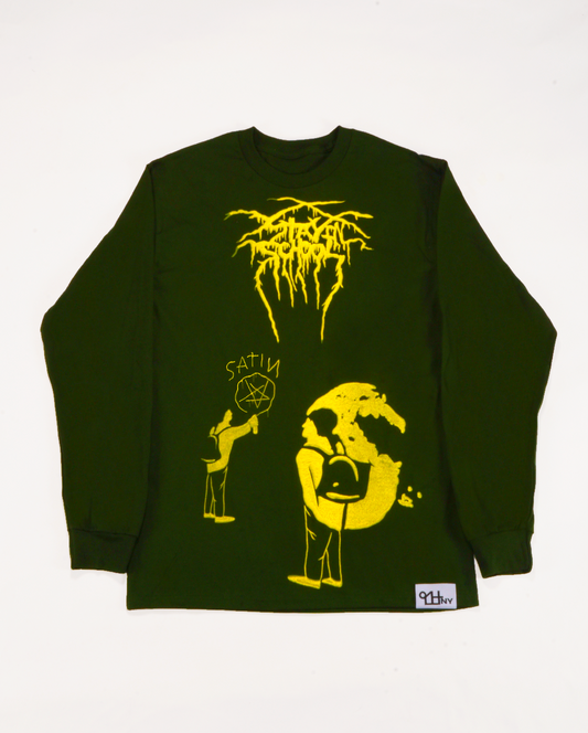 Stay In School LongSleeve : Forest Green