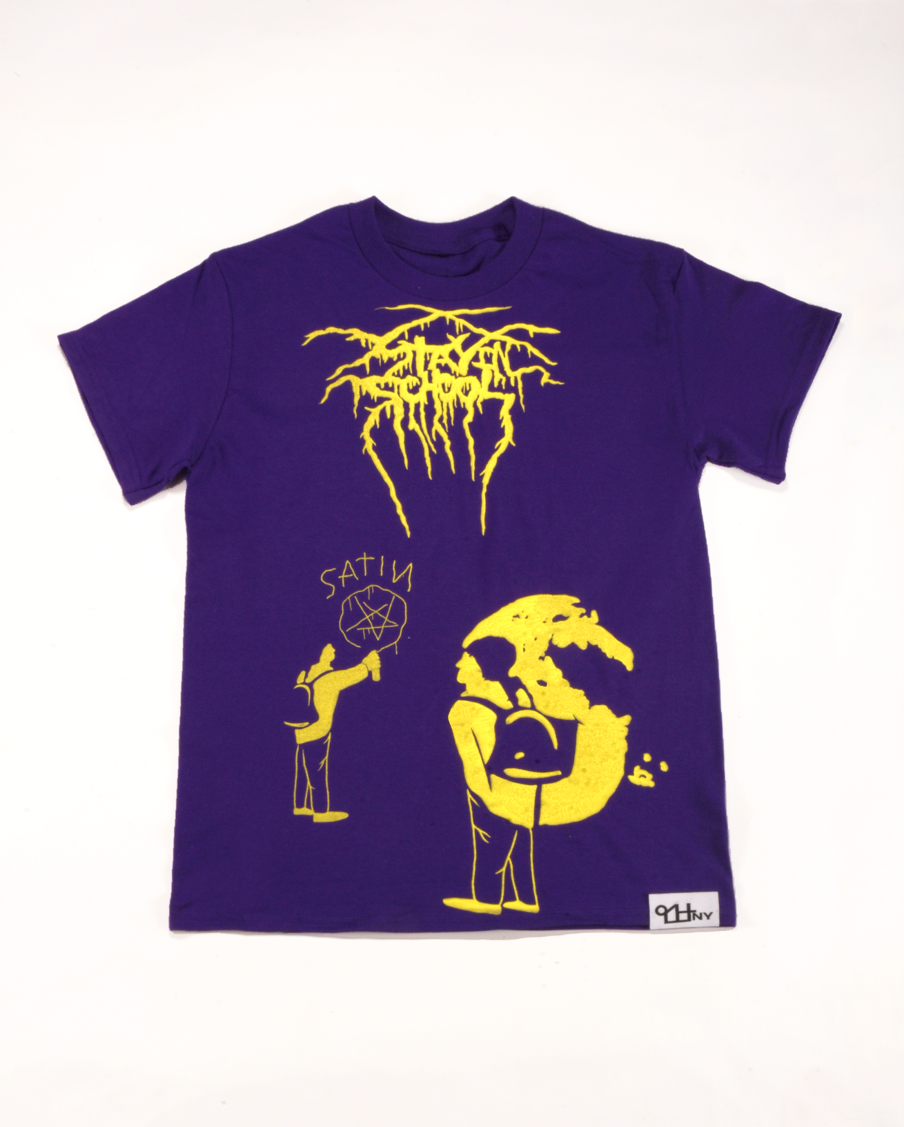 Stay In School Shirt : Purple