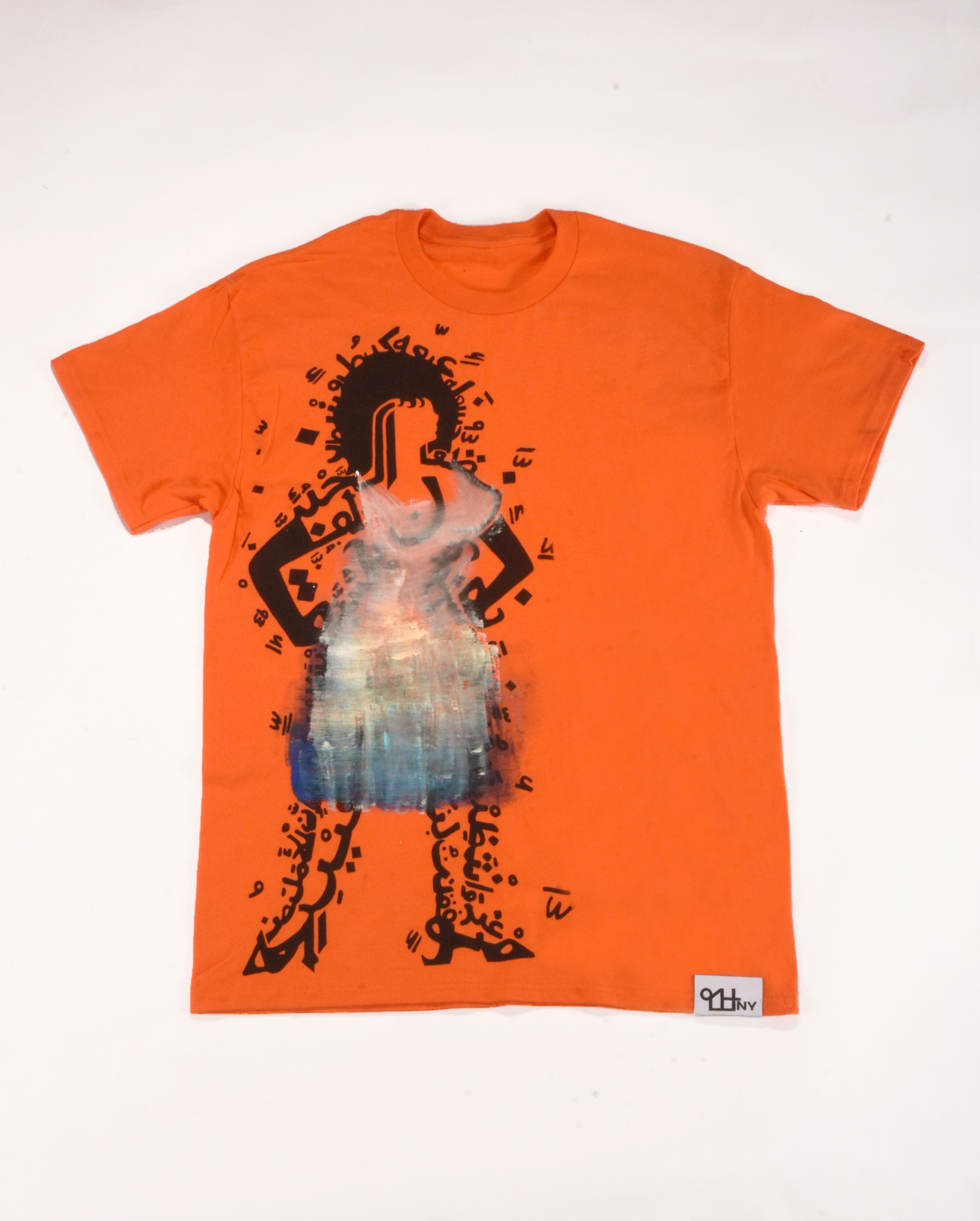 Painted Dress Shirt : Orange