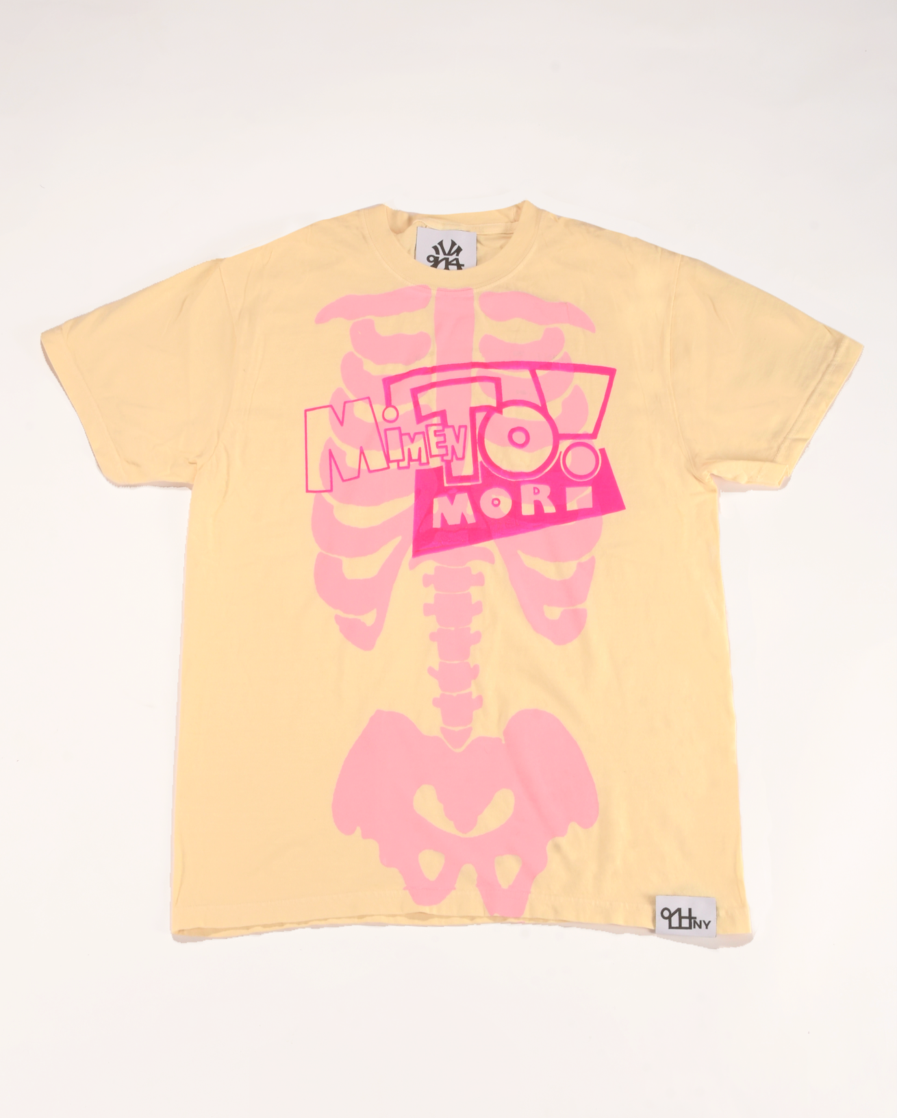 Mimento Mori Shirt : Cream Pink